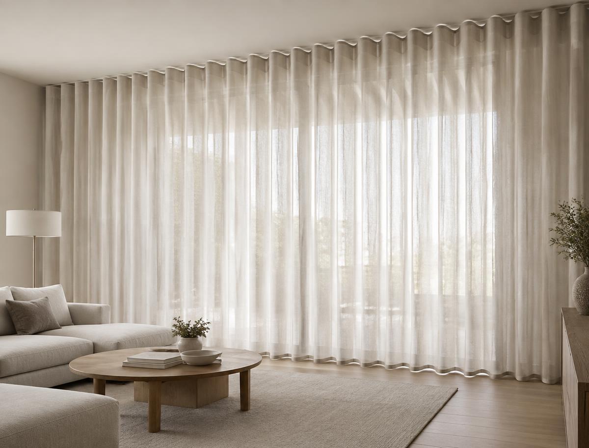 Cortinas onda de piso a cielo